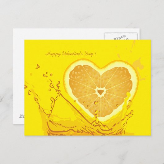 Het Briefkaart van de Dag van Velentine van het (Voorkant / Achterkant)