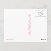 Het briefkaart van de dame (Achterkant)