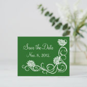 Het Briefkaart van de Datum van het huwelijk Succu (Staand voorkant)