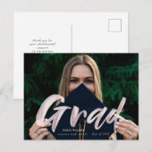 Het briefkaart van de de aankondigingsfoto van het (Voorkant / Achterkant)