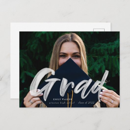 Het briefkaart van de de aankondigingsfoto van het (Voorkant / Achterkant)