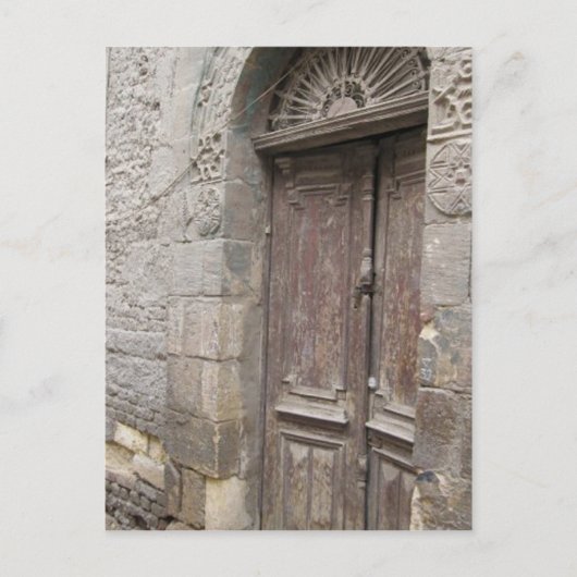 Het briefkaart van de Deur van de Architectuur van (Voorkant)