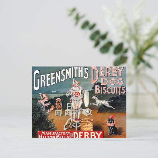 Het Briefkaart van de Dog Biscuits van Greensmith (Staand voorkant)