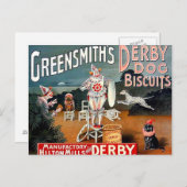 Het Briefkaart van de Dog Biscuits van Greensmith (Voorkant / Achterkant)
