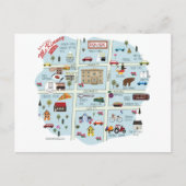 Het briefkaart van de Downtown McKinney Texas (Voorkant)