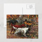 Het Briefkaart van de drie zetels (Voorkant / Achterkant)