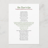 Het Briefkaart van de Droogmachine van de Deer (Voorkant)