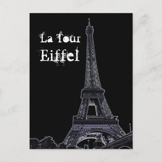 Het Briefkaart van de Eiffeltoren (Voorkant)