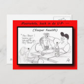 Het Briefkaart van de Facelift van Yooper (Voorkant / Achterkant)