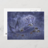 Het Briefkaart van de fantasie - Donkere Meermin (Voorkant / Achterkant)