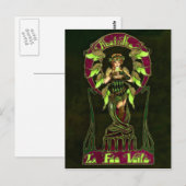 Het Briefkaart van de Fee van de alsem (Voorkant / Achterkant)