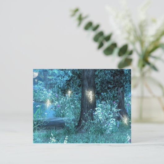 Het Briefkaart van de Fee van de tuin (Staand voorkant)