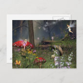 het briefkaart van de feenacht (Voorkant / Achterkant)