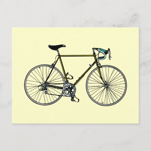 Het Briefkaart van de fiets (Voorkant)