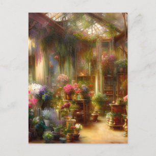 Het Briefkaart van de Florist Shop