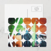 Het Briefkaart van de Foto van de cirkel (Voorkant / Achterkant)