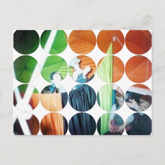 Het Briefkaart van de Foto van de cirkel (Voorkant)