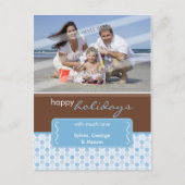 HET BRIEFKAART VAN DE FOTO VAN DE VAKANTIE:: (Voorkant)