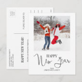 Het Briefkaart van de Foto van het eenvoudige (Voorkant / Achterkant)