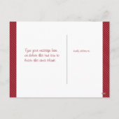 Het Briefkaart van de Foto van Kerstmis, volledige (Achterkant)