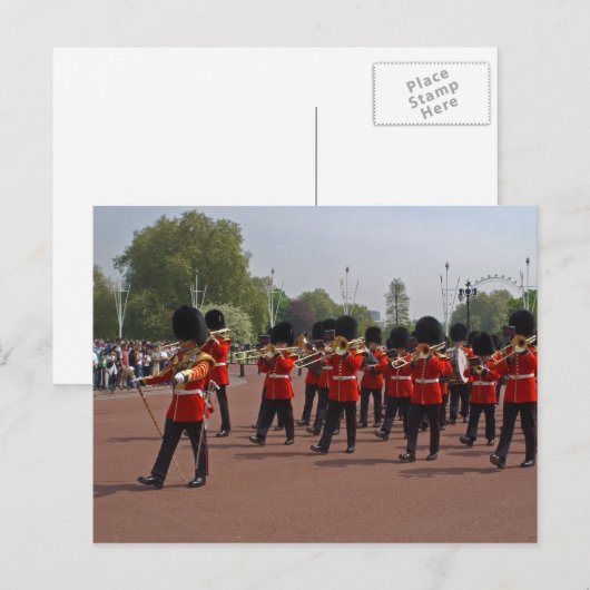 Het Briefkaart van de Garde veranderen (Voorkant / Achterkant)