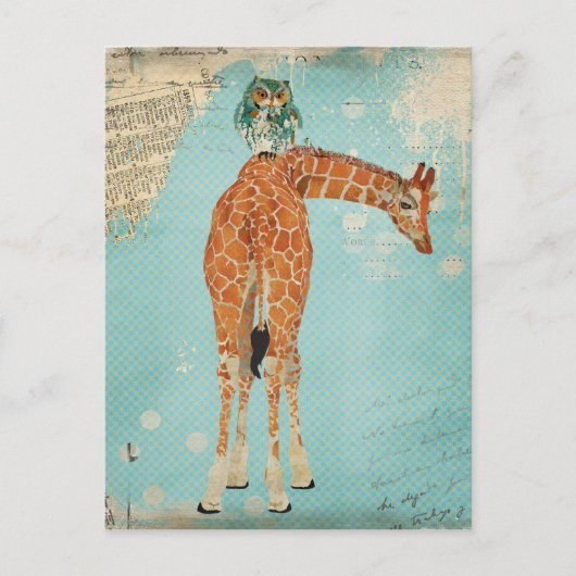 Het Briefkaart van de GIRAFFE & van de UIL (Voorkant)