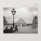 Het Briefkaart van de glasspiramide van het Louvre (Voorkant)