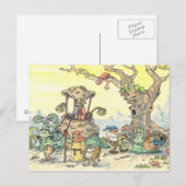 het briefkaart van de gnoomparade (Voorkant / Achterkant)