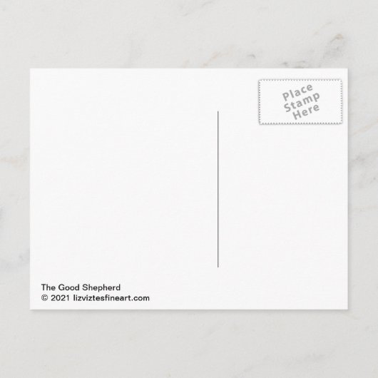 Het Briefkaart van de Good Shepherd Holiday (Achterkant)