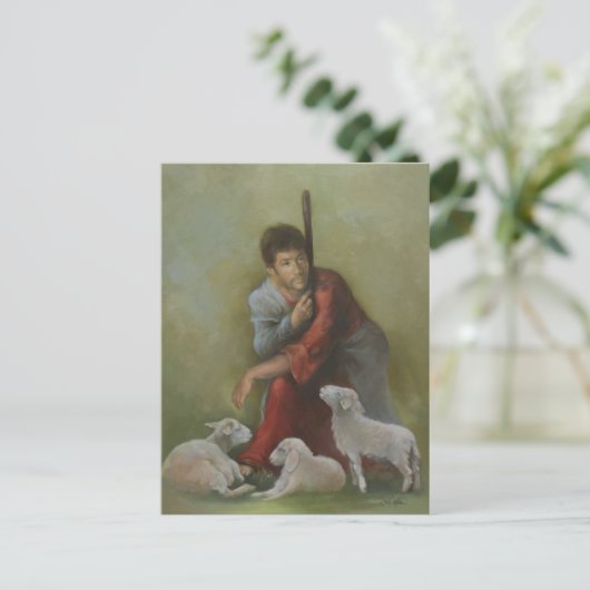 Het Briefkaart van de Good Shepherd Holiday (Staand voorkant)