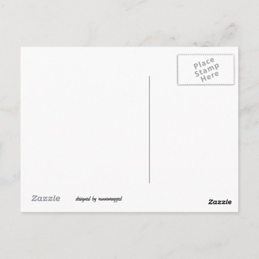 Het Briefkaart van de gorilla (Achterkant)