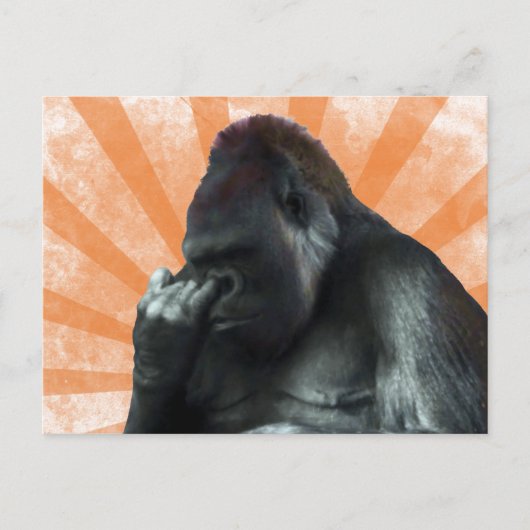 Het Briefkaart van de gorilla (Voorkant)