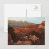 Het  Briefkaart van de Grand Canyon (Voorkant / Achterkant)