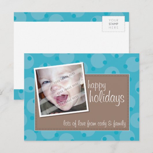 HET BRIEFKAART VAN DE GROET VAN DE FOTO:: brutale (Voorkant / Achterkant)