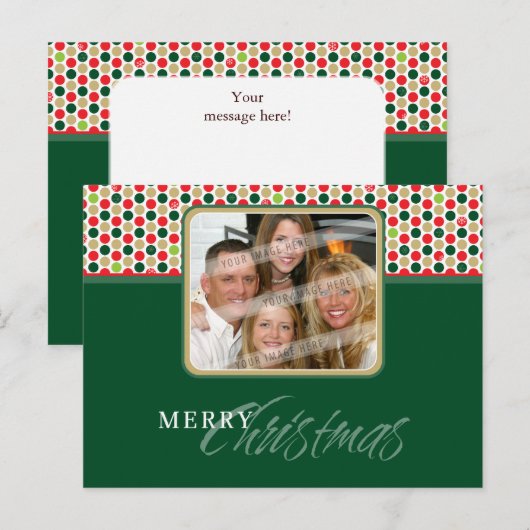 HET BRIEFKAART VAN DE GROET VAN DE FOTO:: minispot (Voorkant / Achterkant)