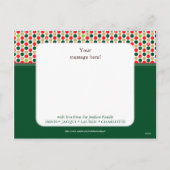 HET BRIEFKAART VAN DE GROET VAN DE FOTO:: minispot (Achterkant)