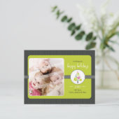 HET BRIEFKAART VAN DE GROET VAN DE FOTO:: moderne (Staand voorkant)