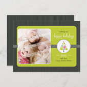 HET BRIEFKAART VAN DE GROET VAN DE FOTO:: moderne (Voorkant / Achterkant)