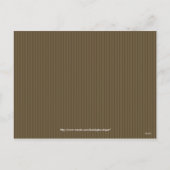 HET BRIEFKAART VAN DE GROET VAN DE FOTO:: moderne (Achterkant)