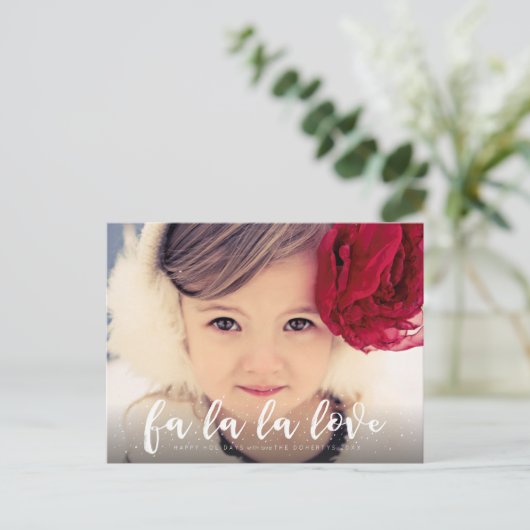 Het Briefkaart van de Groet van de Foto van (Staand voorkant)