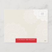 HET BRIEFKAART VAN DE GROET VAN DE FOTO:: warme (Achterkant)