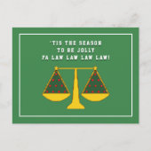 Het Briefkaart van de groet van de Kerstavond van  (Voorkant)