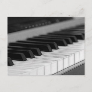 Het Briefkaart van de Groeten van de piano