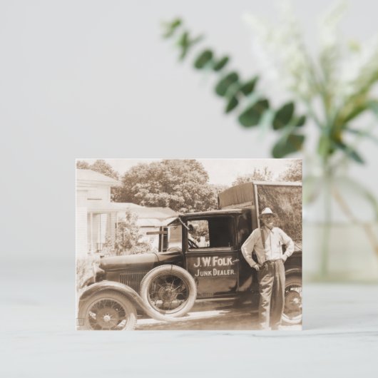 Het Briefkaart van de Handelaar van de troep (Staand voorkant)