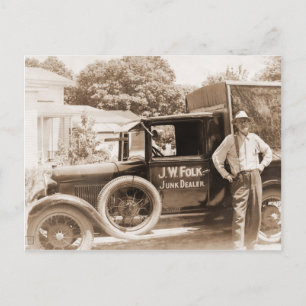 Het Briefkaart van de Handelaar van de troep