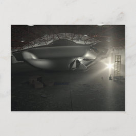 Het Briefkaart van de Hangaar van het UFO van
