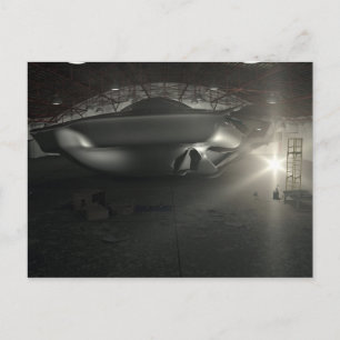 Het Briefkaart van de Hangaar van het UFO van