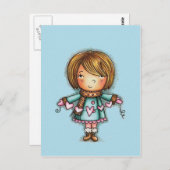 Het Briefkaart van de Harten van het pasteitje (Voorkant / Achterkant)