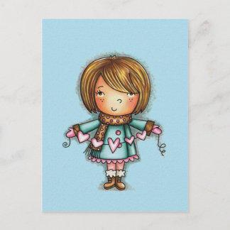 Het Briefkaart van de Harten van het pasteitje