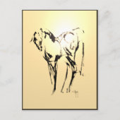 Het Briefkaart van de "hartstocht" ~ (Voorkant)